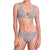 B√âR√âNICE bralette bra, printed bikini top by french luxury swimwear brand:  ALMA ‚Äì front view 1
