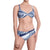 SOPHIE underwired bra, printed bikini top by ALMA swimwear ‚Äì front view 1