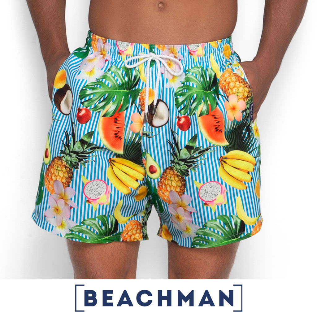 Short de Bano Caballero BEACHMAN  / Slim Fit - Picnic