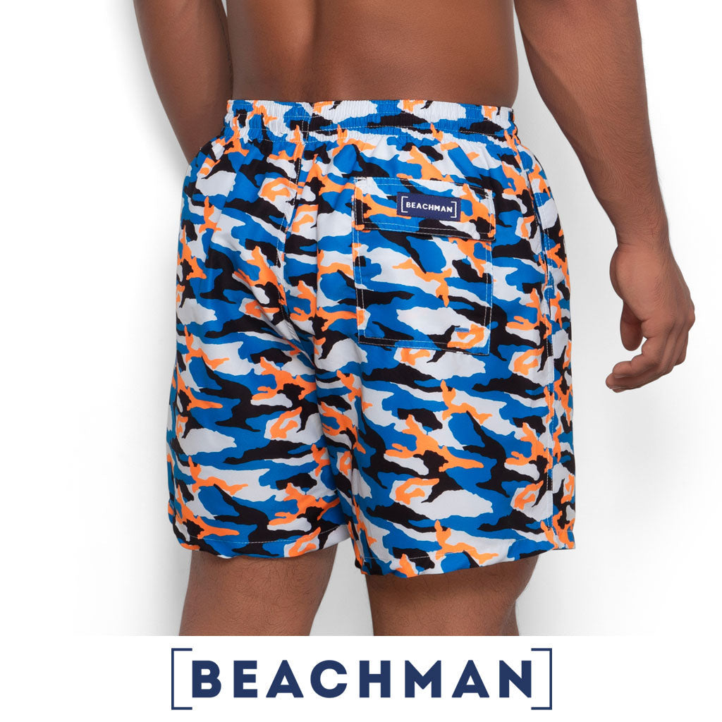 Short de Bano Caballero BEACHMAN  / Slim Fit - Camou