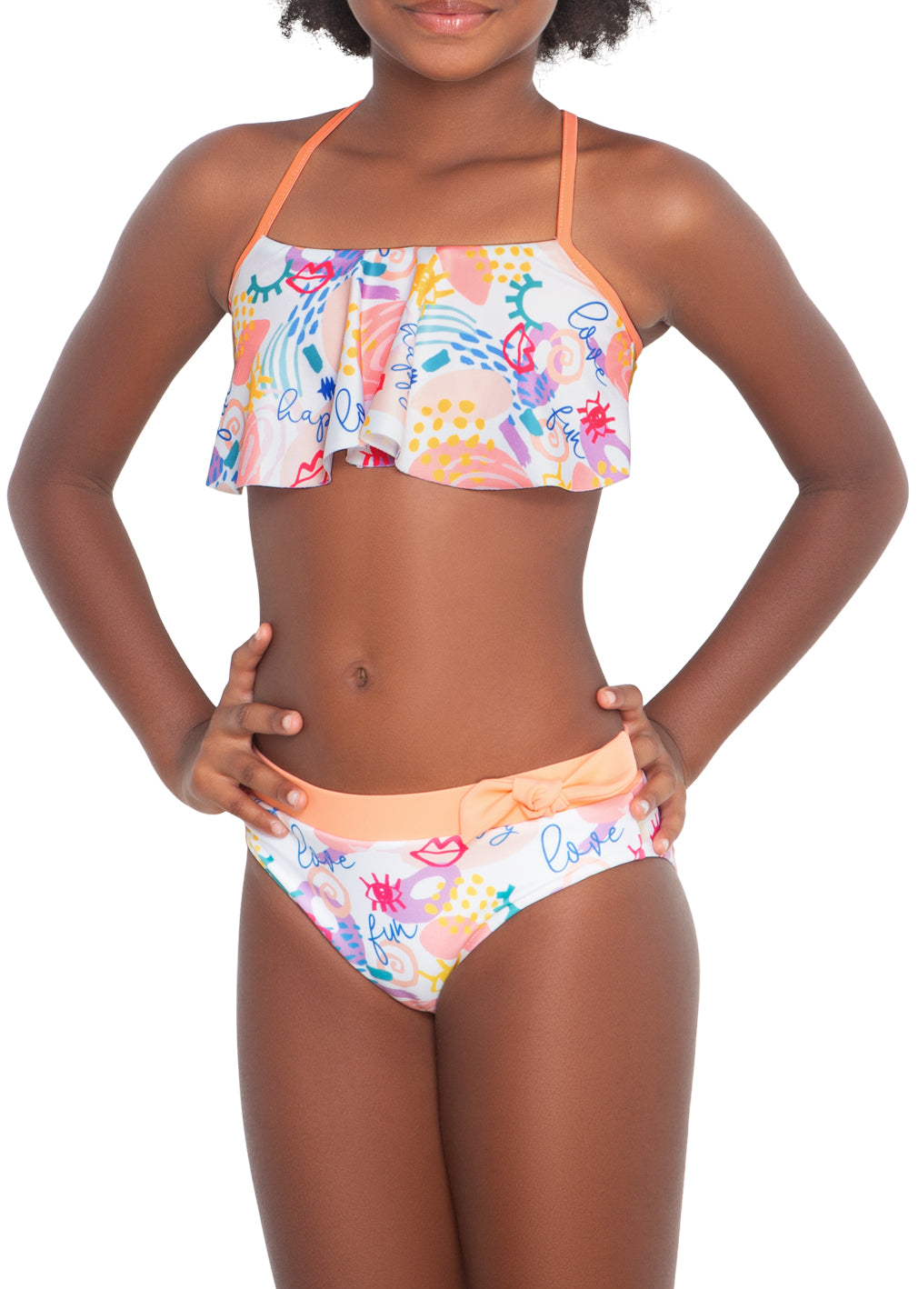Bikini Top Volante - Grafitti