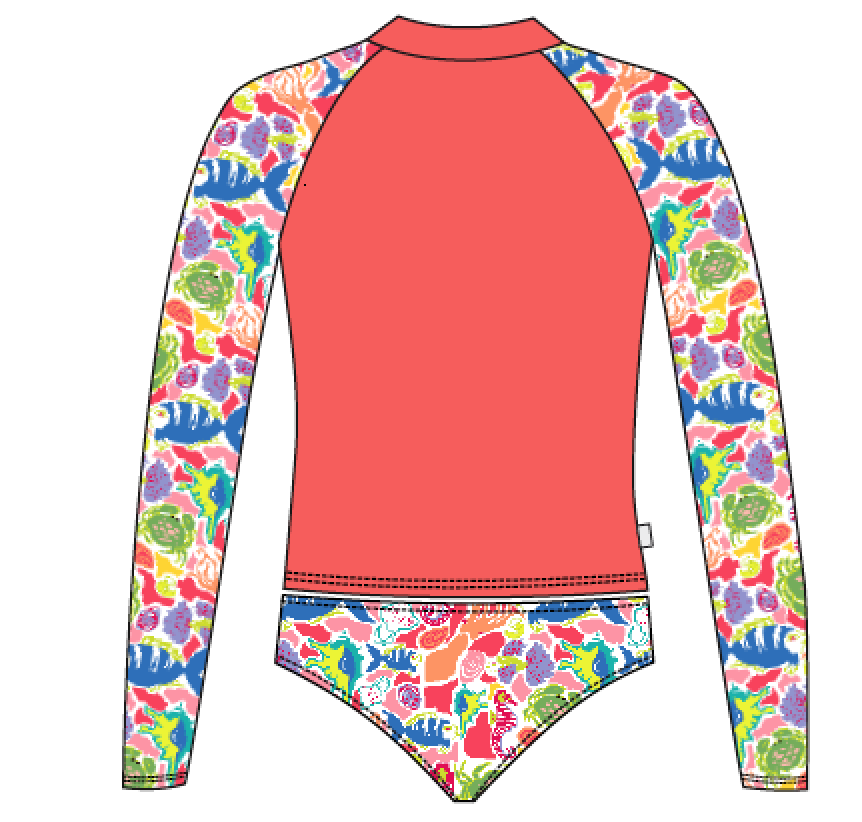 Pop Fish - Bikini con Franela ML