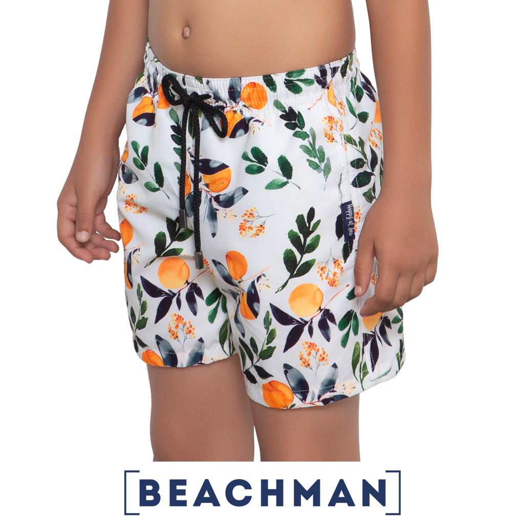 Short de Bano Nino BEACHMAN - Citrus