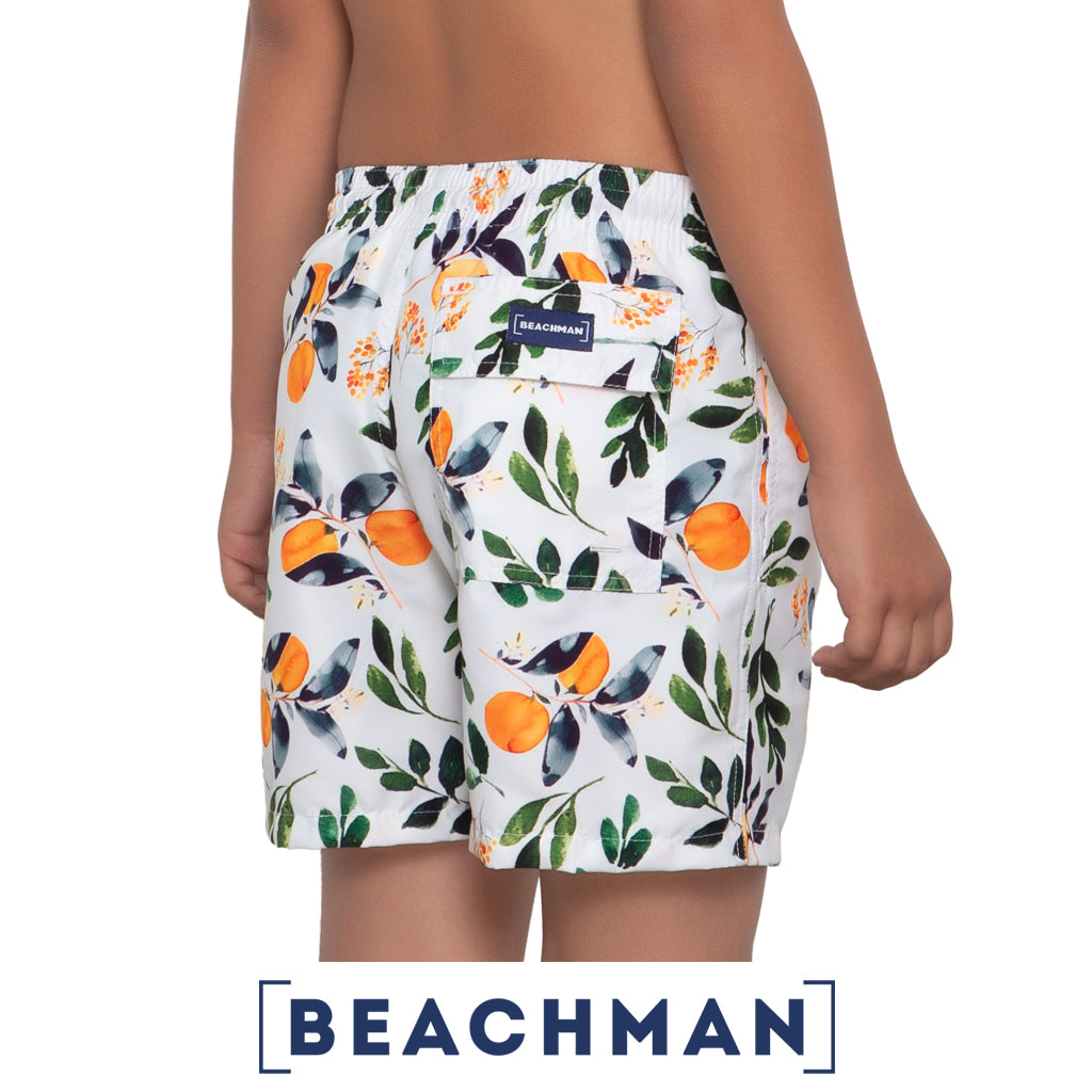 Short de Bano Nino BEACHMAN - Citrus