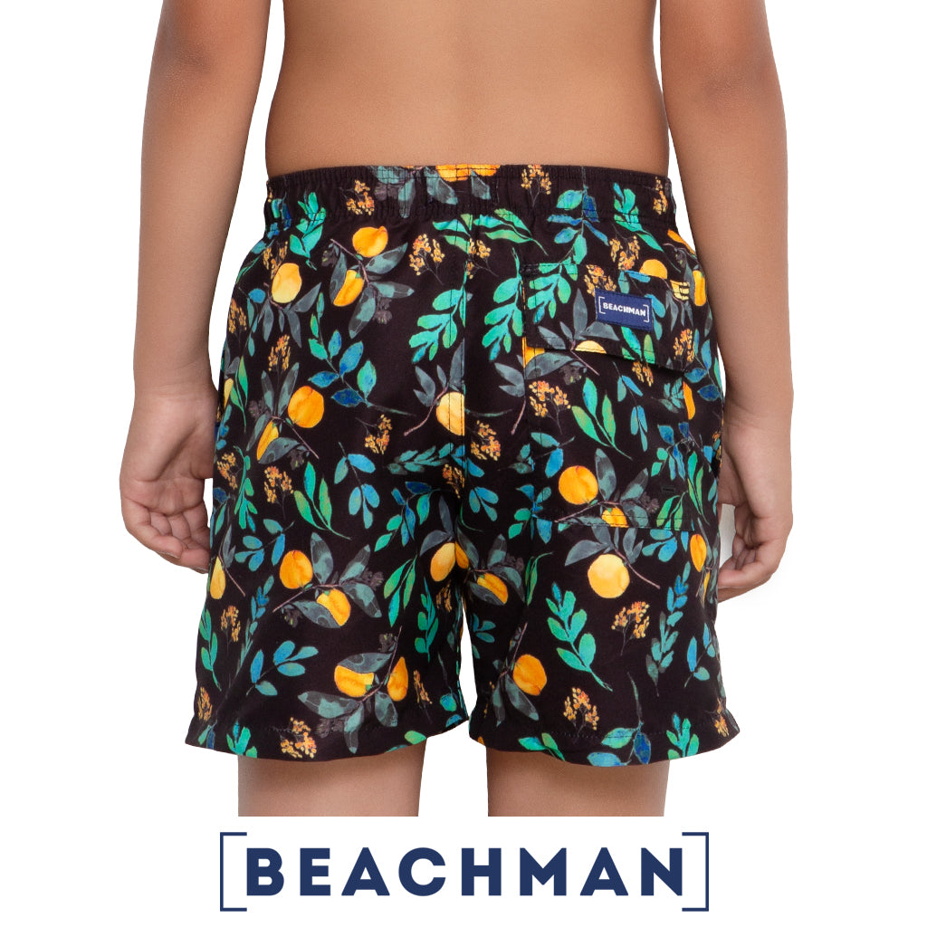 Short de Bano Nino BEACHMAN - Citrus