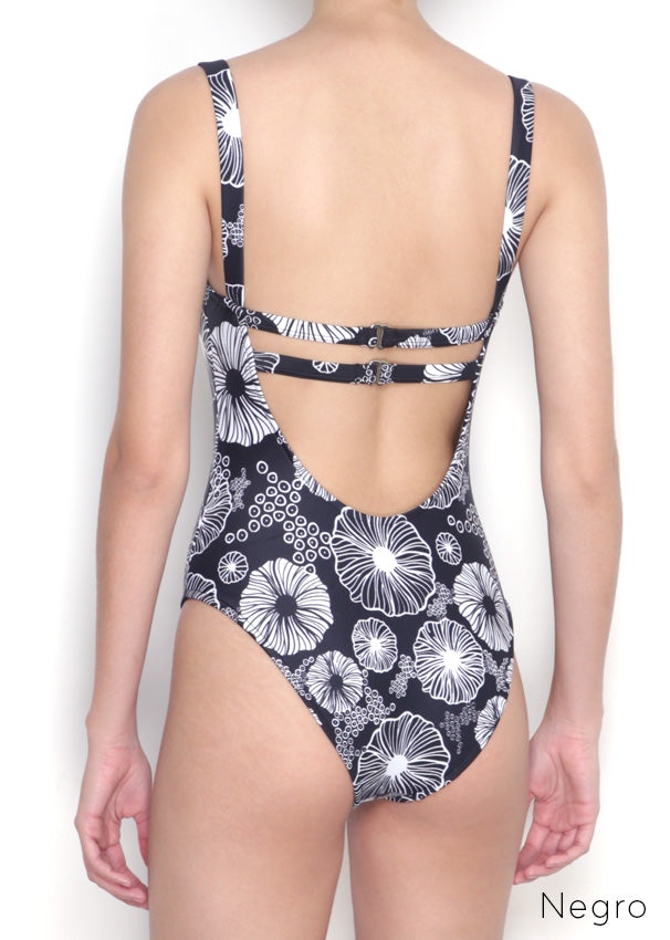 Traje de Bano Entero de Copa Balconette  Pharrat