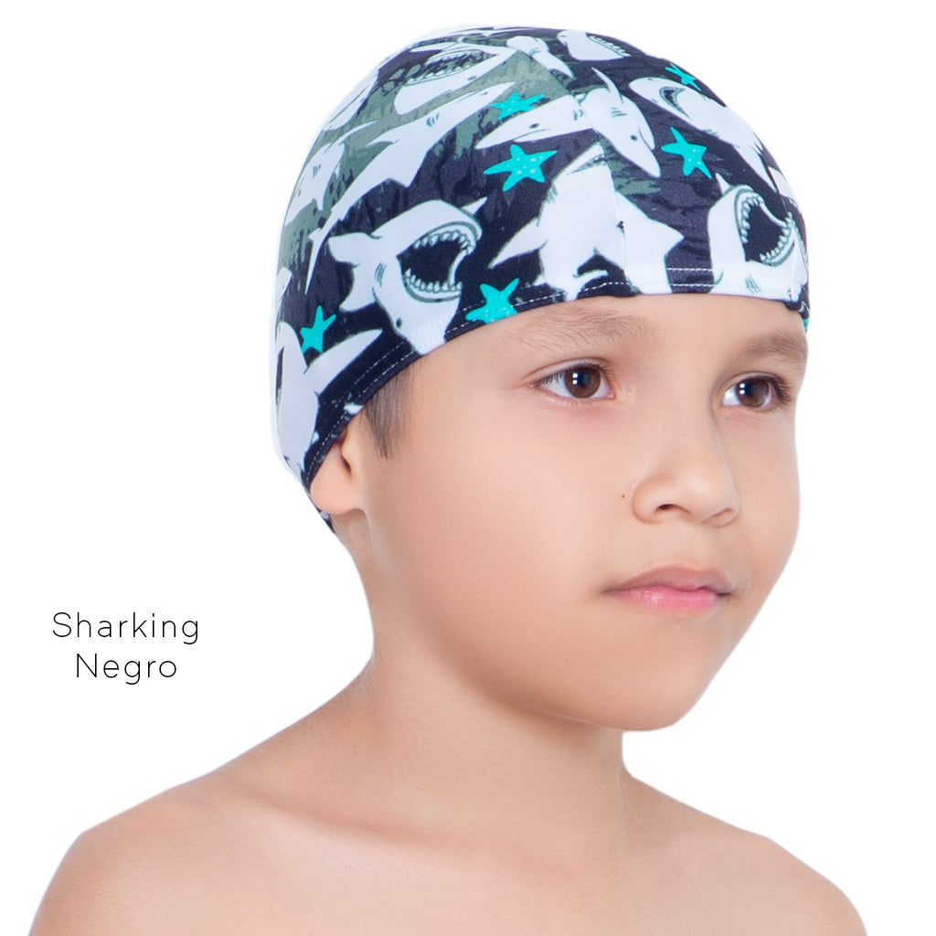 Gorro de natación punto bebé estampado