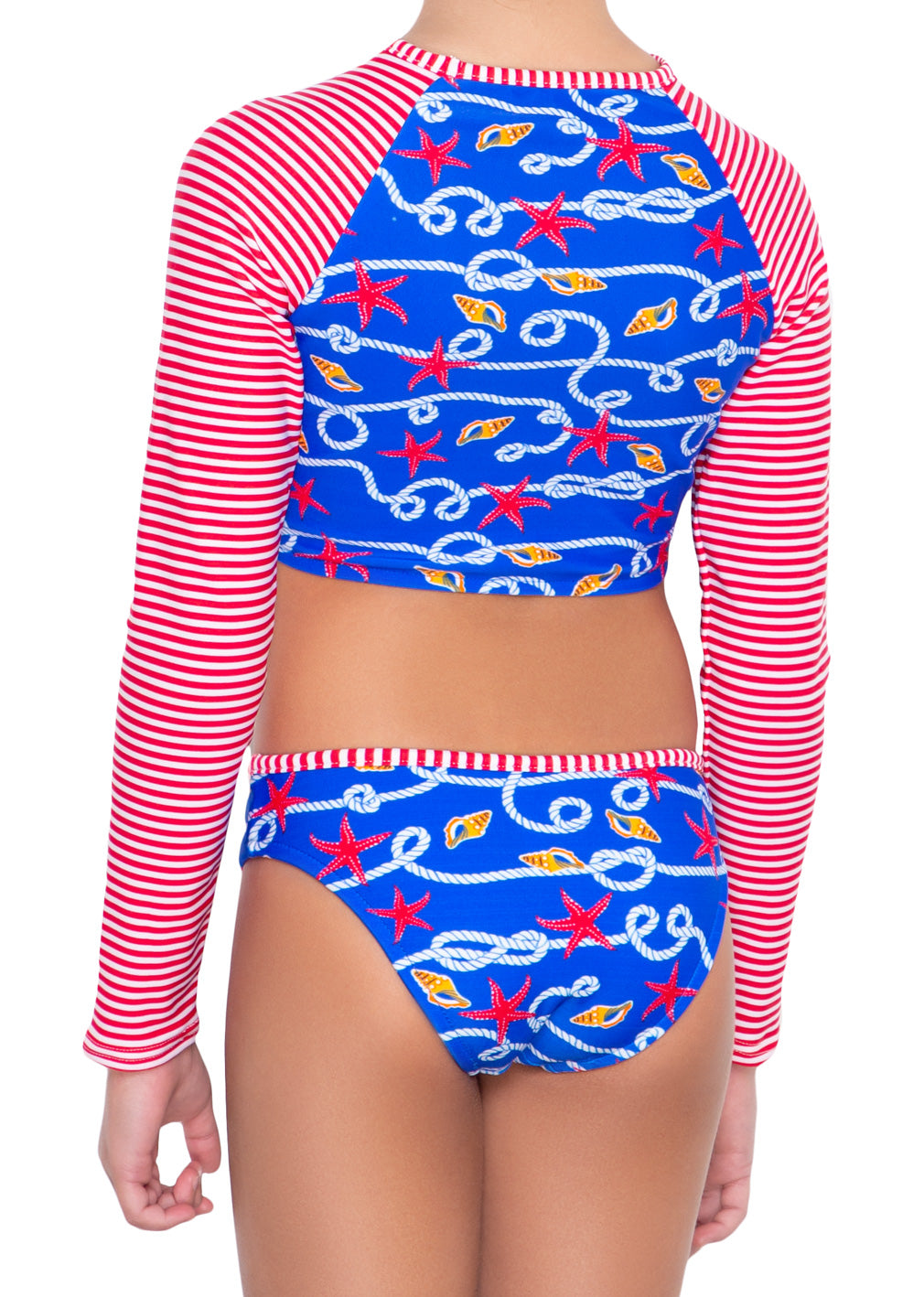 Bikini Top Crop Manga Larga  Starfish