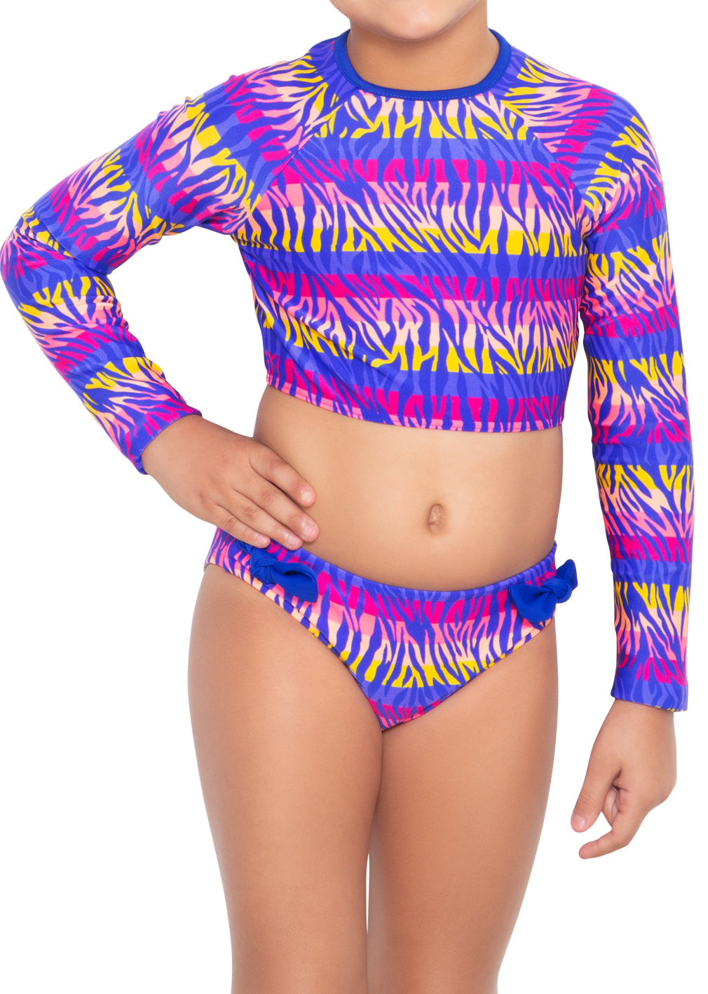 Bikini &quot;Crop Top&quot; - Zebra