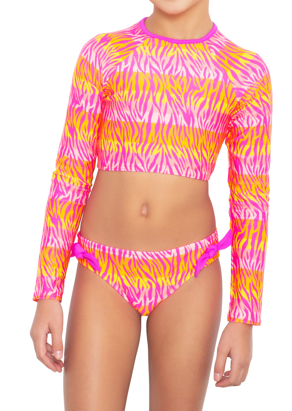 Bikini &quot;Crop Top&quot; - Zebra