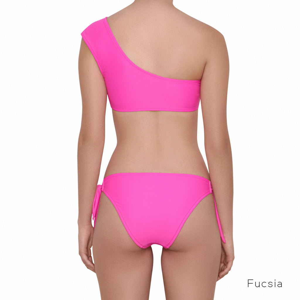 Bikini Asimetrico Unicolor