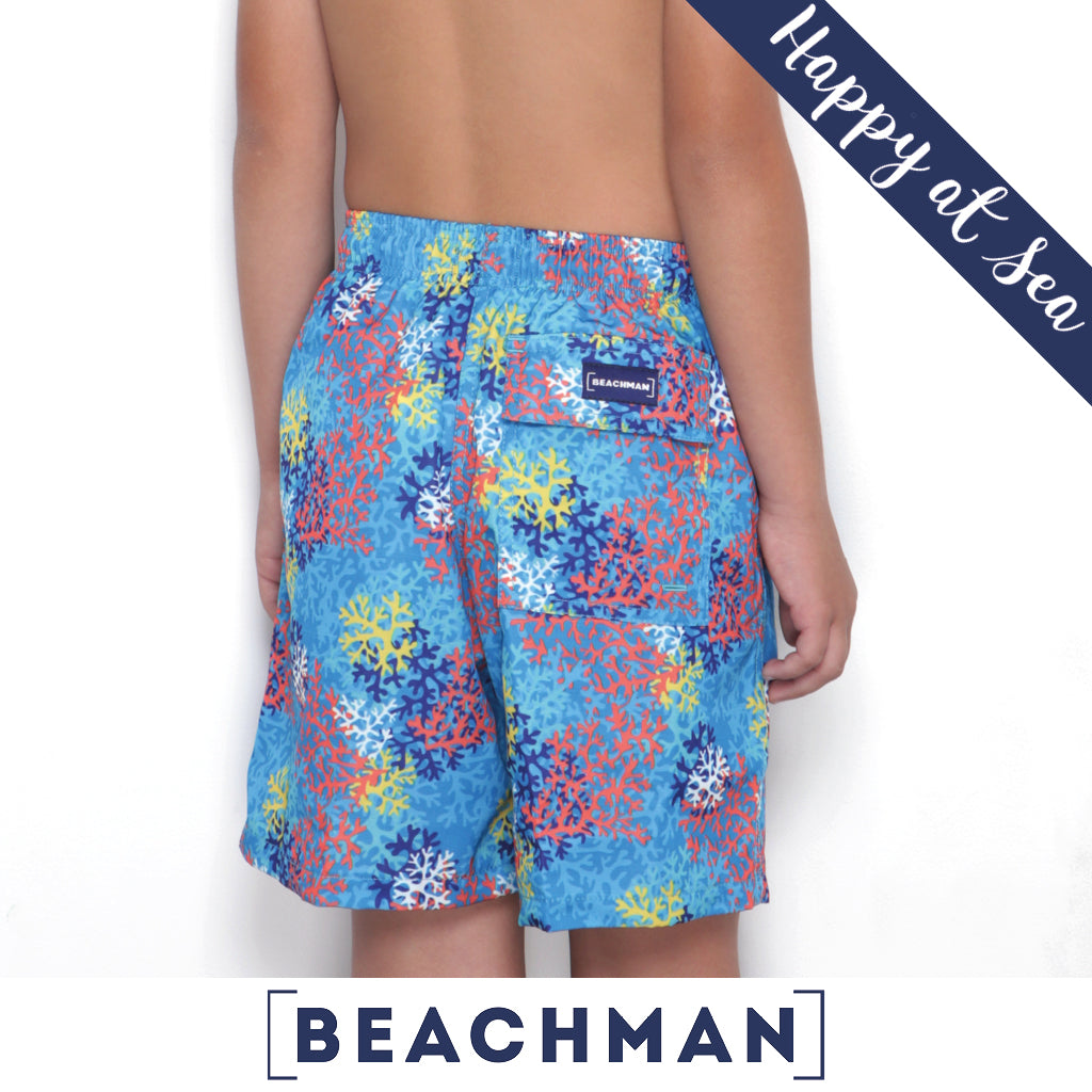 BEACHMAN Short de Bano en Microfibra Arrecife de Coral