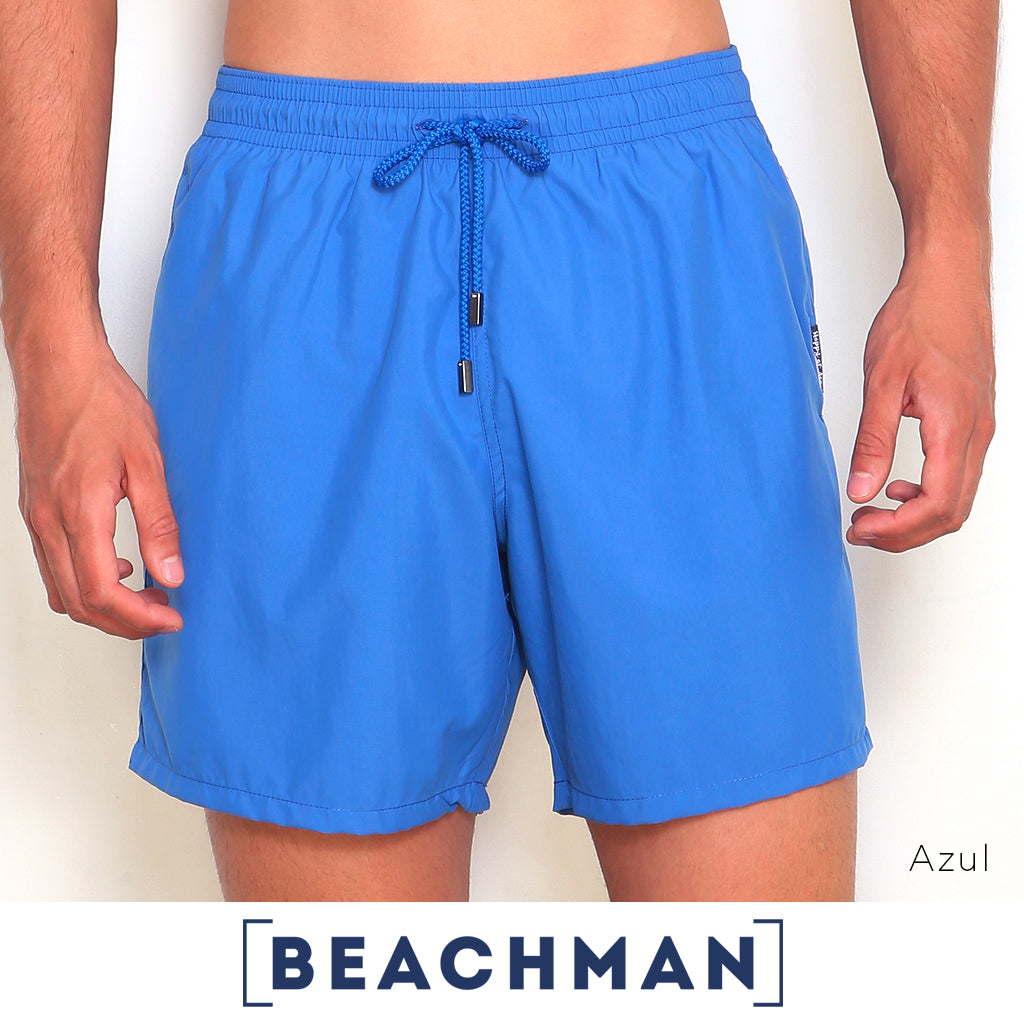 BEACHMAN Short de Bano en Microfibra Unicolor SWIM INTERNATIONAL