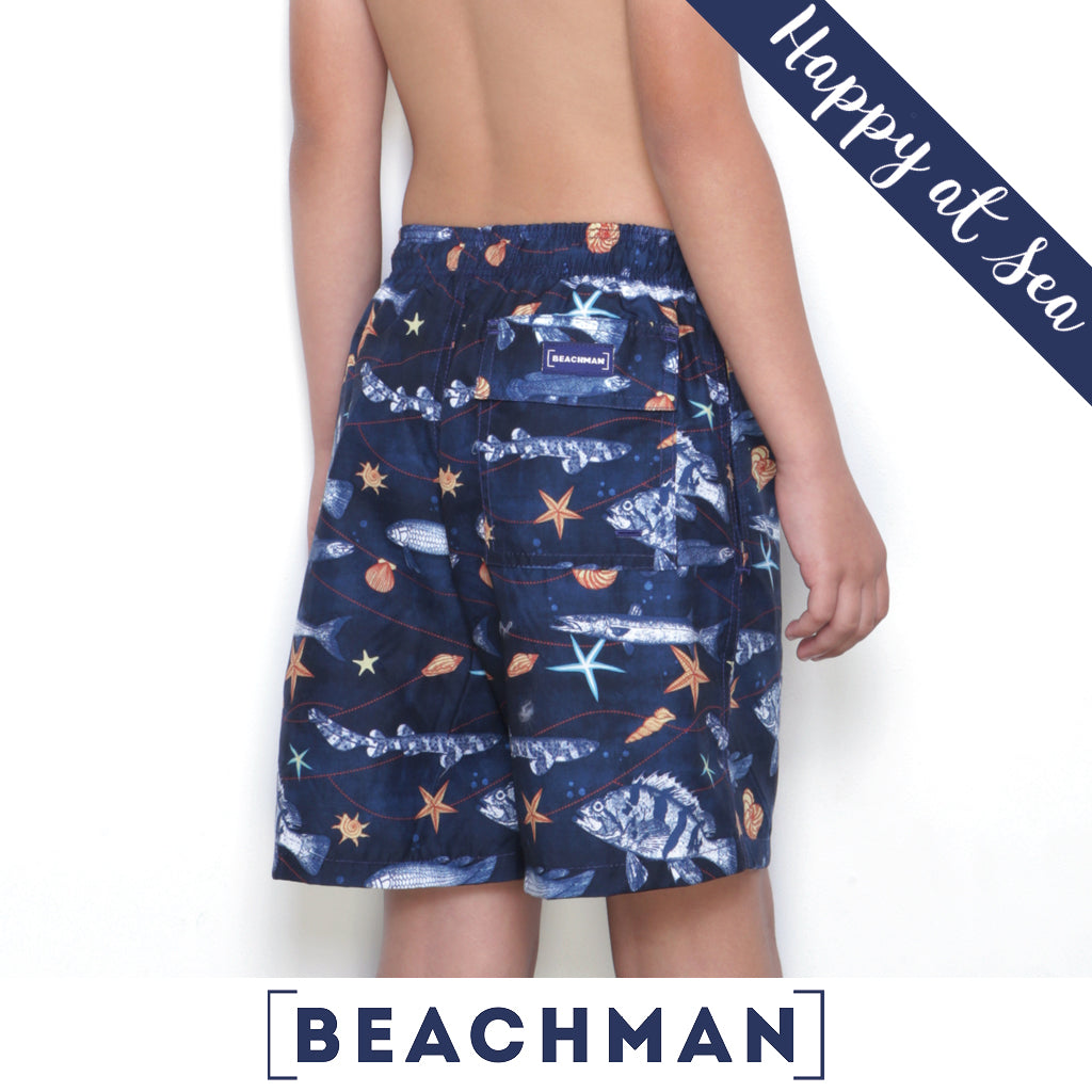 BEACHMAN Short de Bano en Microfibra Aquarium