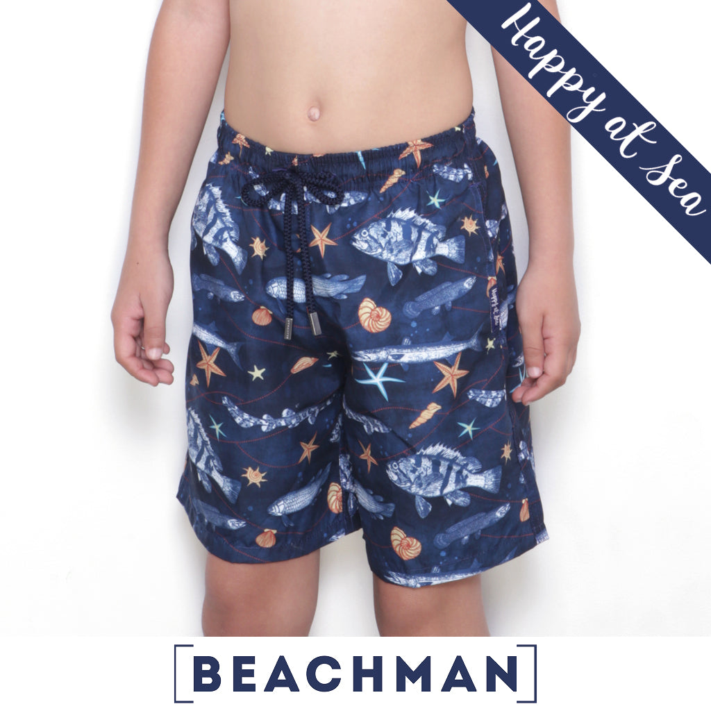 BEACHMAN Short de Bano en Microfibra Aquarium