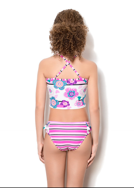 Tankini con Panty Flores Stephanys
