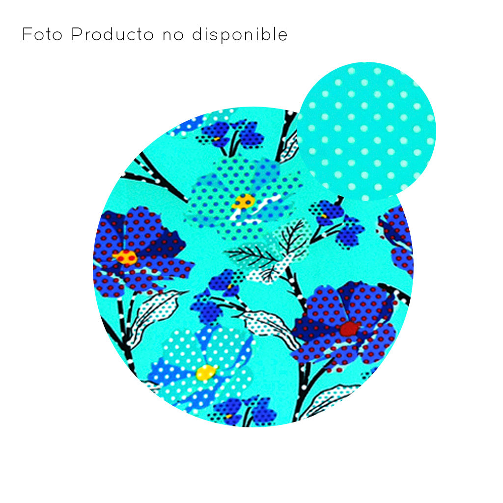 Traje de Bano Entero con  Volante en Manga Flower Dots