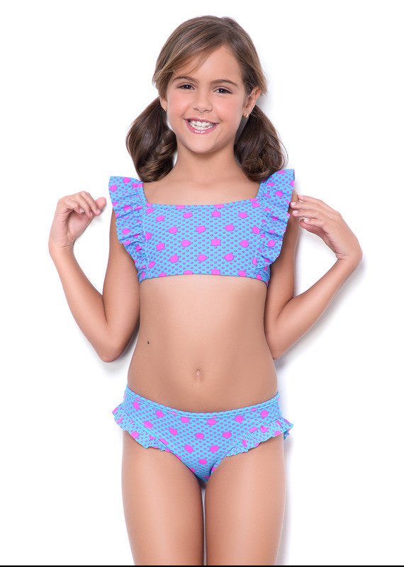 Bikini Top Crop  Cuadrado Pepas Chanel