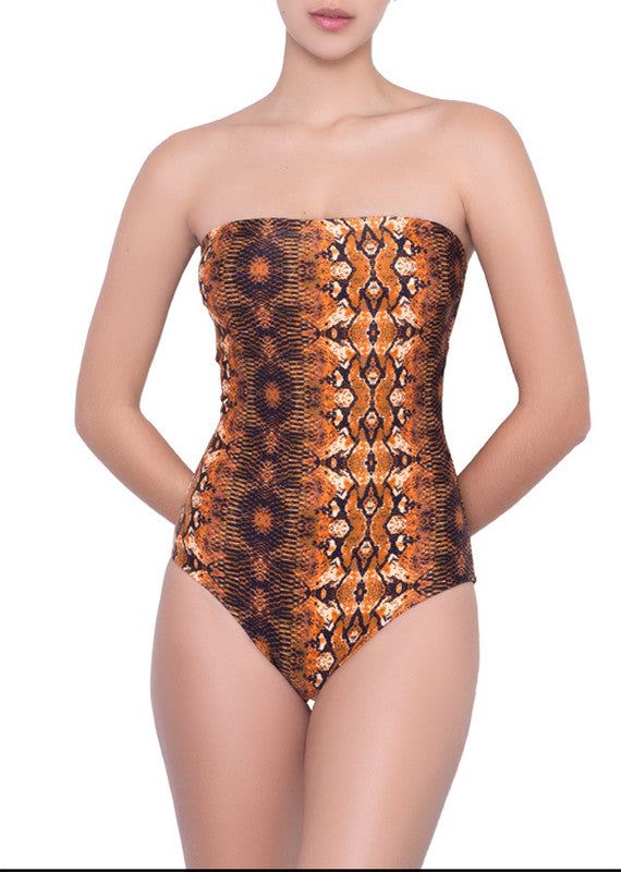 Traje de Bano Entero Bandeau Phython