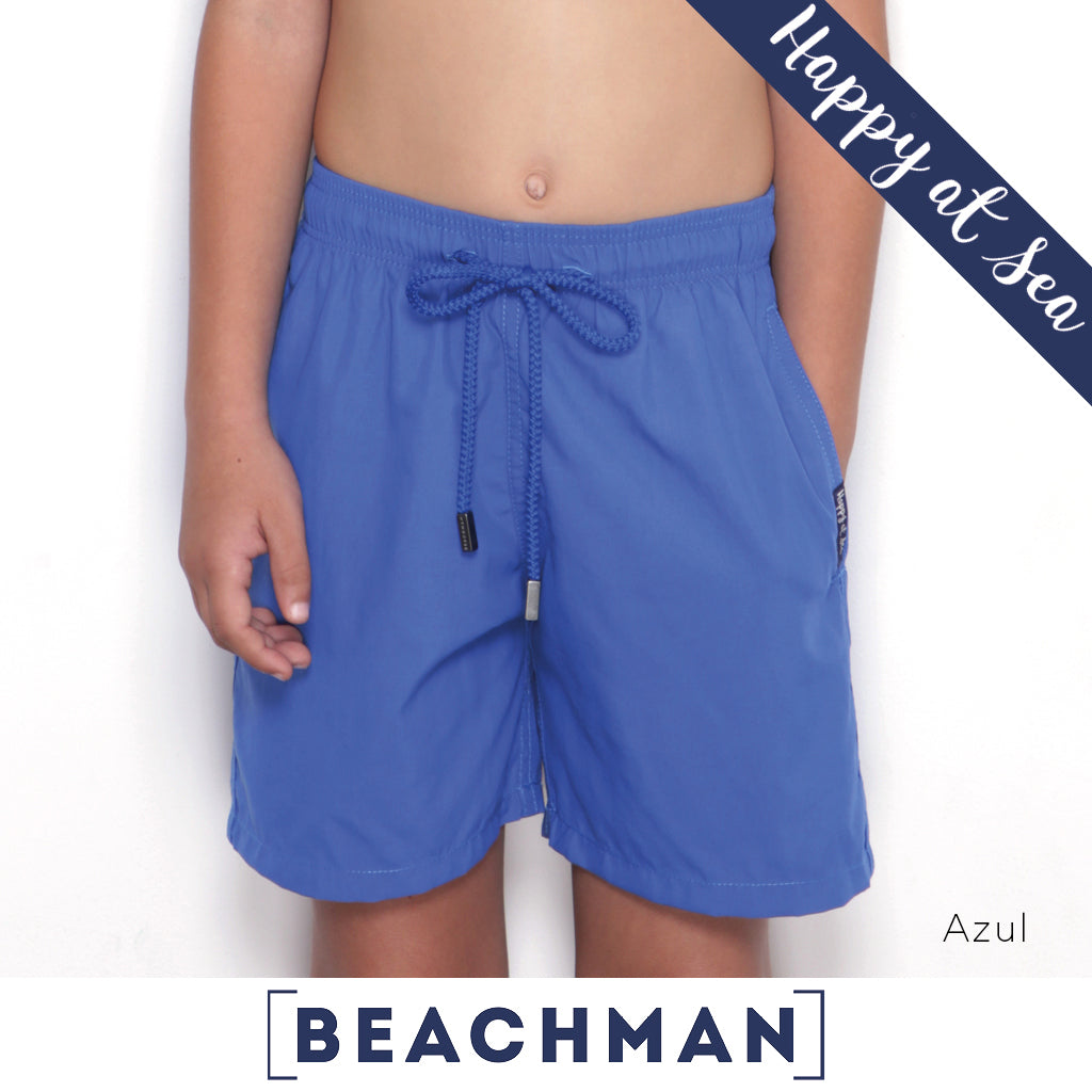 BEACHMAN  Short De Baño En Microfibra Unicolor - Slim cut