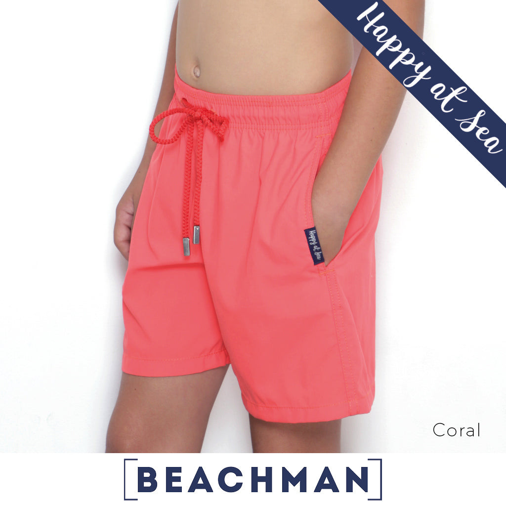 BEACHMAN  Short De Baño En Microfibra Unicolor - Slim cut