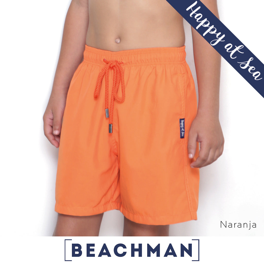 BEACHMAN  Short De Baño En Microfibra Unicolor - Slim cut