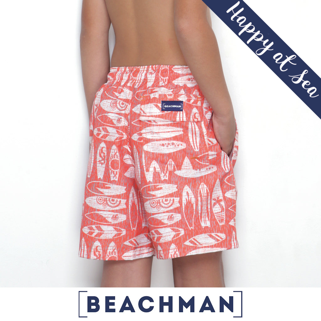 BEACHMAN Short de Bano en Microfibra Tabla de Surf