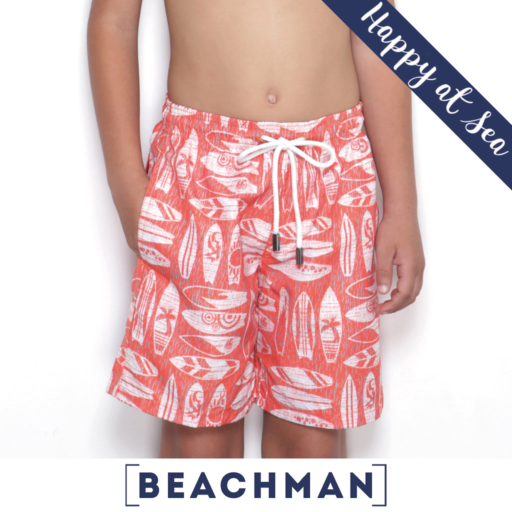 BEACHMAN Short de Bano en Microfibra Tabla de Surf