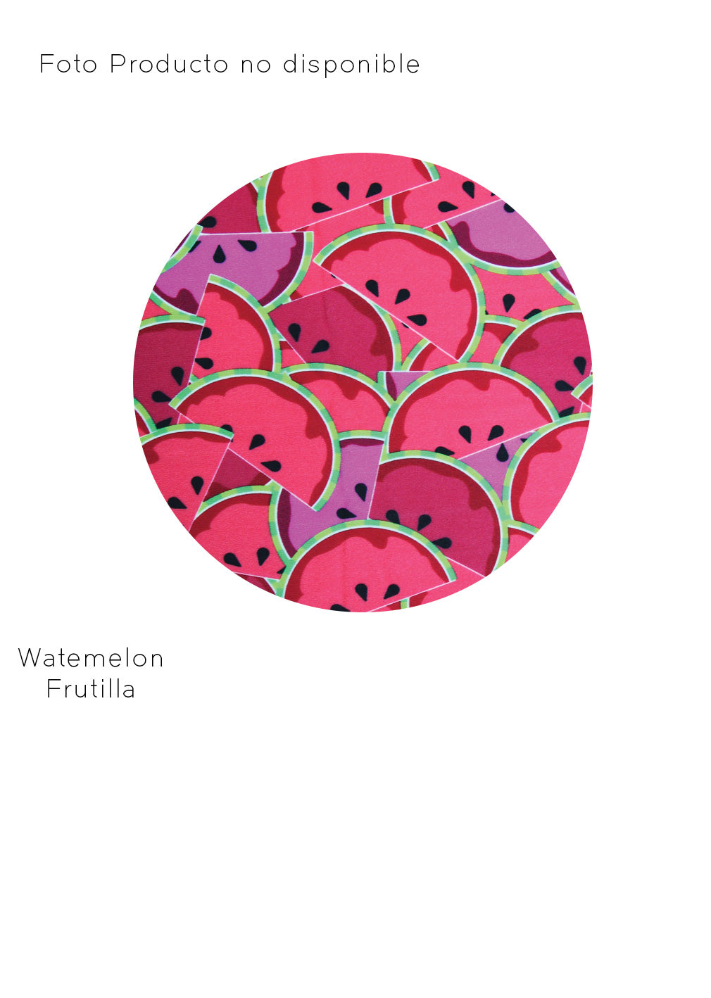 Tankini Top Asimetrico con Panty  Watermelons